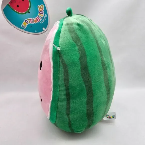 Squishmallows 8" Wanda the WATERMELON Girl Plush Kellytoy TAGS Green/Pink Clean - Picture 3 of 12